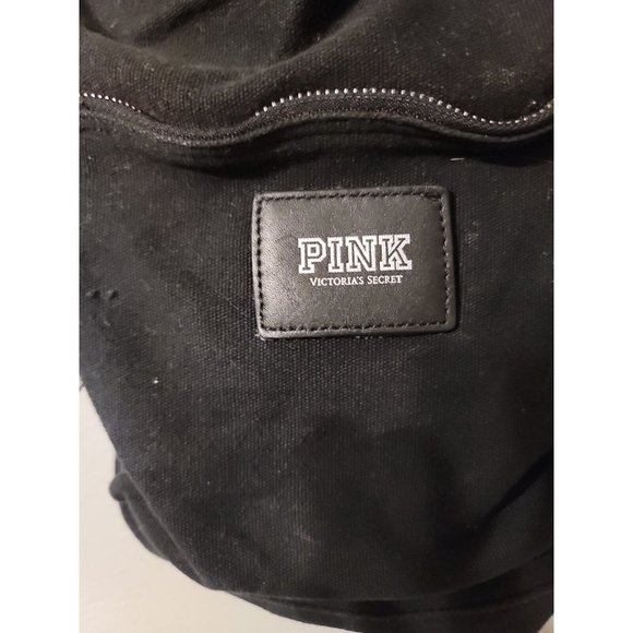 PINK by Victoria's Secret Small Black Rucksack Backpack - Picture 3 of 7